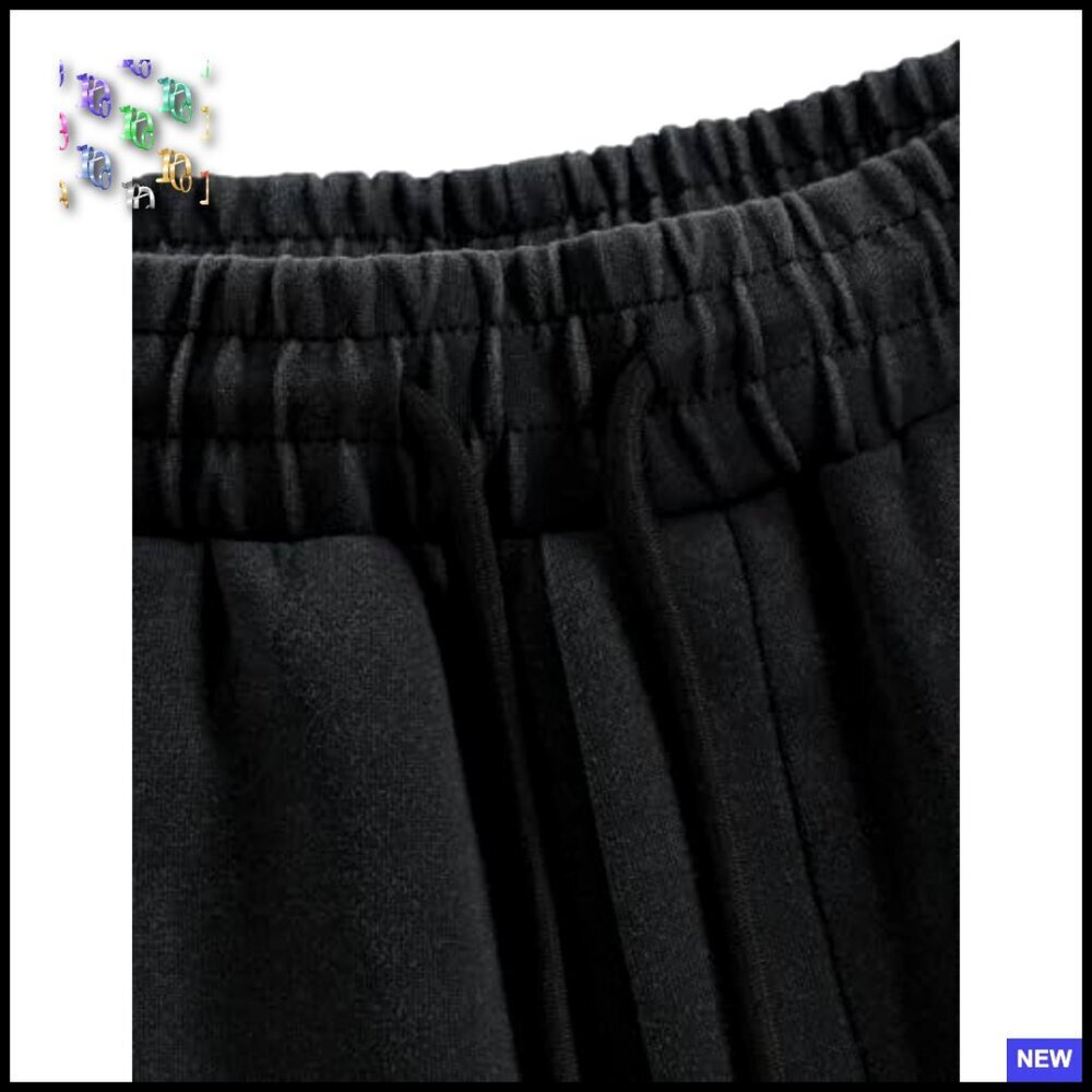 Wide Leg Sweatpants Vintage Y2K Graphic Print Unisex Baggy Casual Pants - Picture 5 of 7